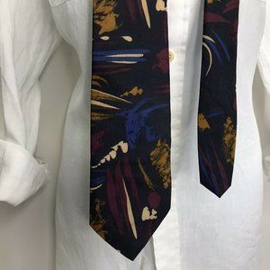 Bittani Navy Blue 3.5" x 55" Paint Stroke Print